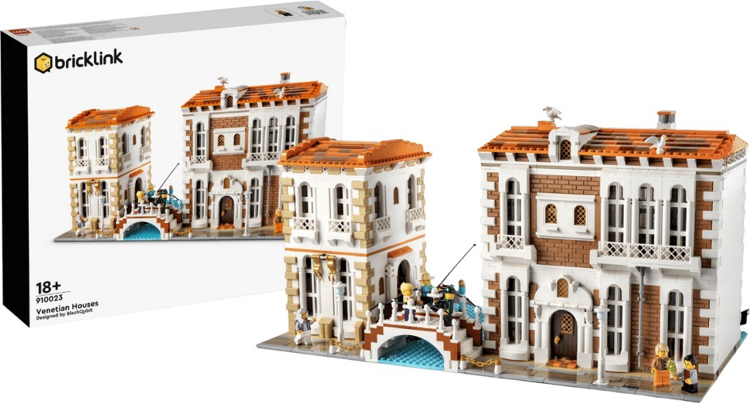 910023 Venetian Houses (Certified) LEGO BrickLink product image 1, provided for visual reference and product detail review