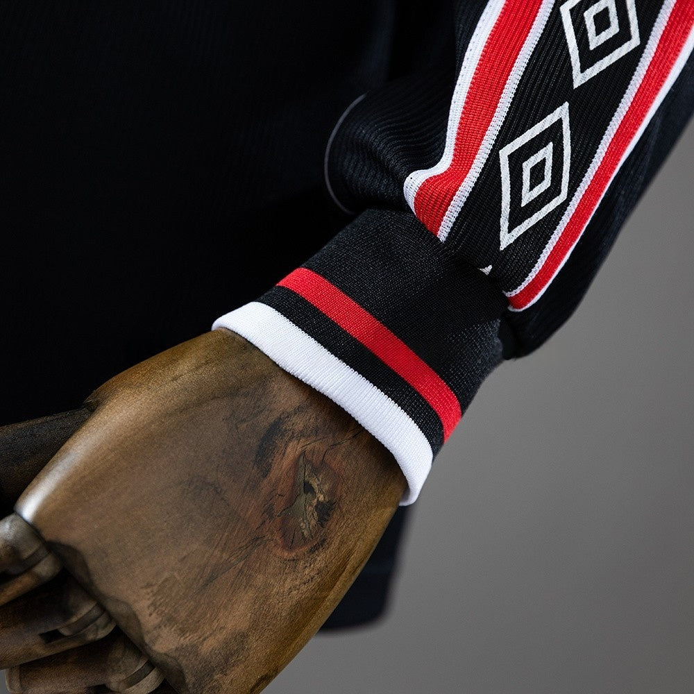 Manchester United Jersey 1998-99 Home Black Retro Kit Long product image 3