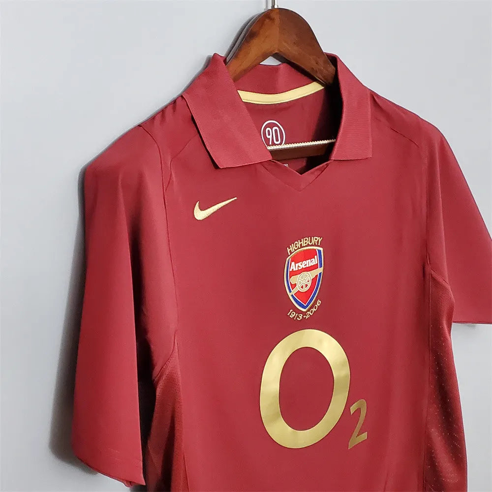 Arsenal Retro Jersey 2005 2006 Home Football Soccer Shirt product image 9