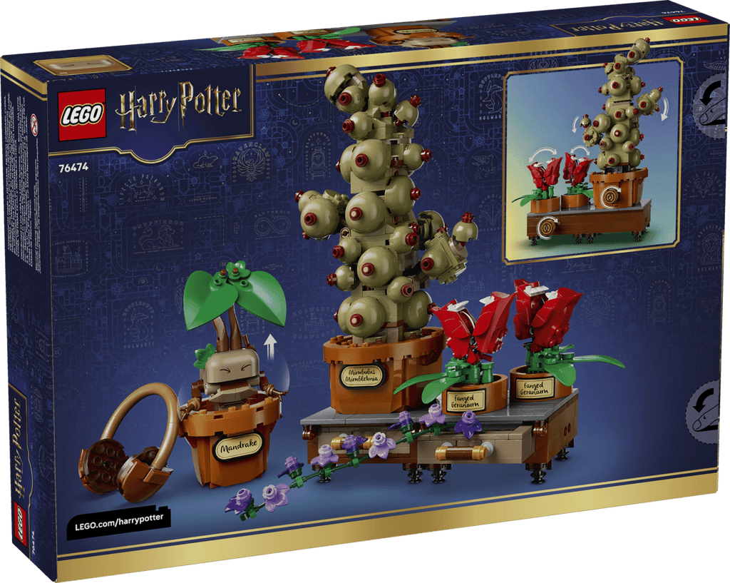 LEGO Harry Potter 76474 Hogwarts™ Herbology Plants product image 2, provided for visual reference and product detail review