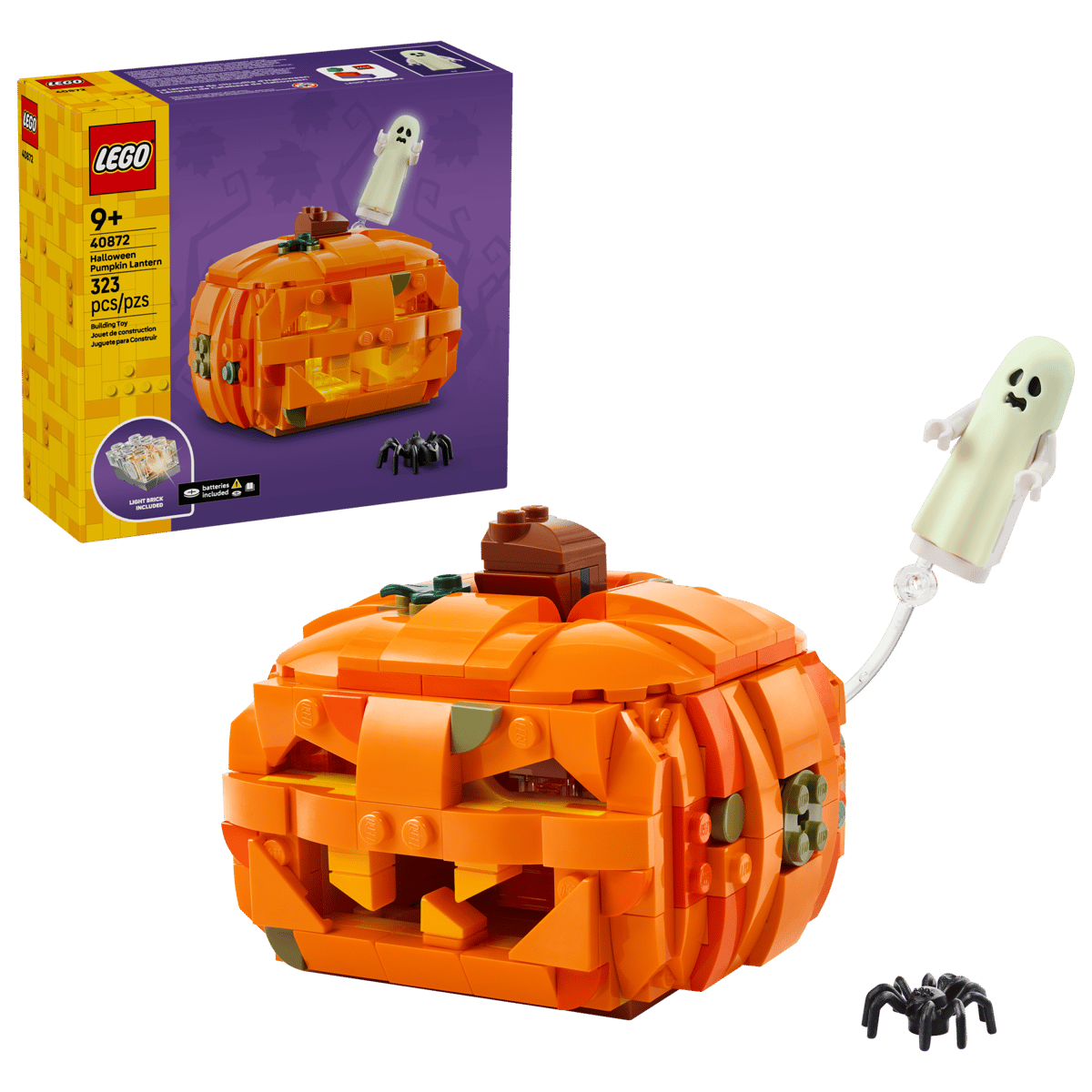 LEGO 40872 Halloween Pumpkin Lantern product image 1, provided for visual reference and product detail review