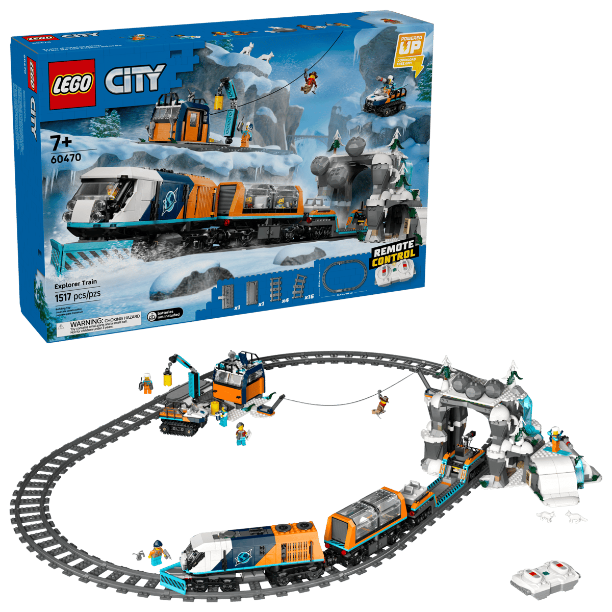 LEGO City Explorers' Arctic Polar Express Train product image 1, provided for visual reference and product detail review