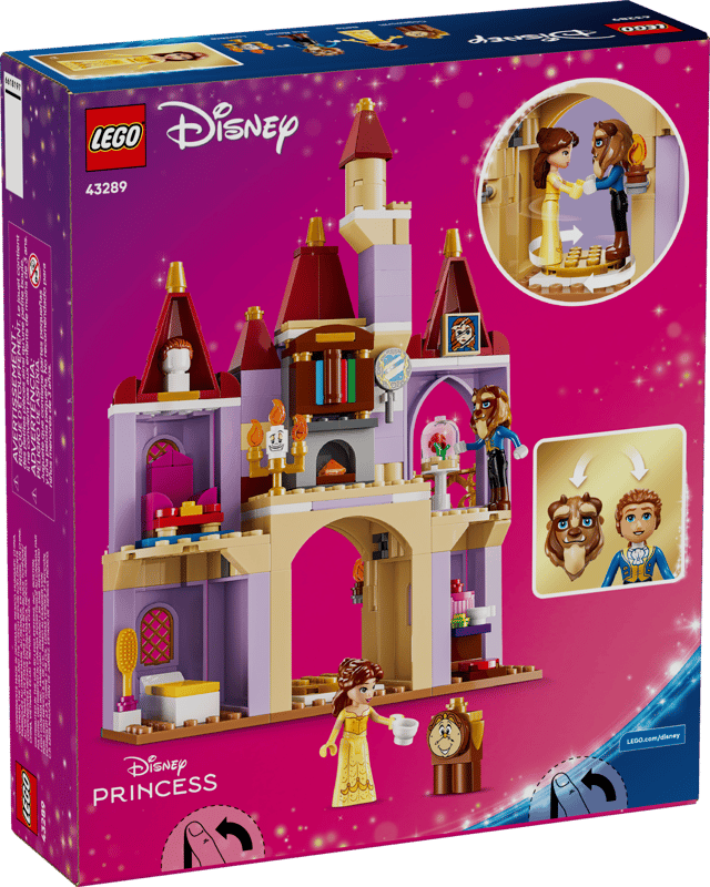 LEGO Disney 43289 Belle & the Beast's Enchanted Castle product image 2, provided for visual reference and product detail