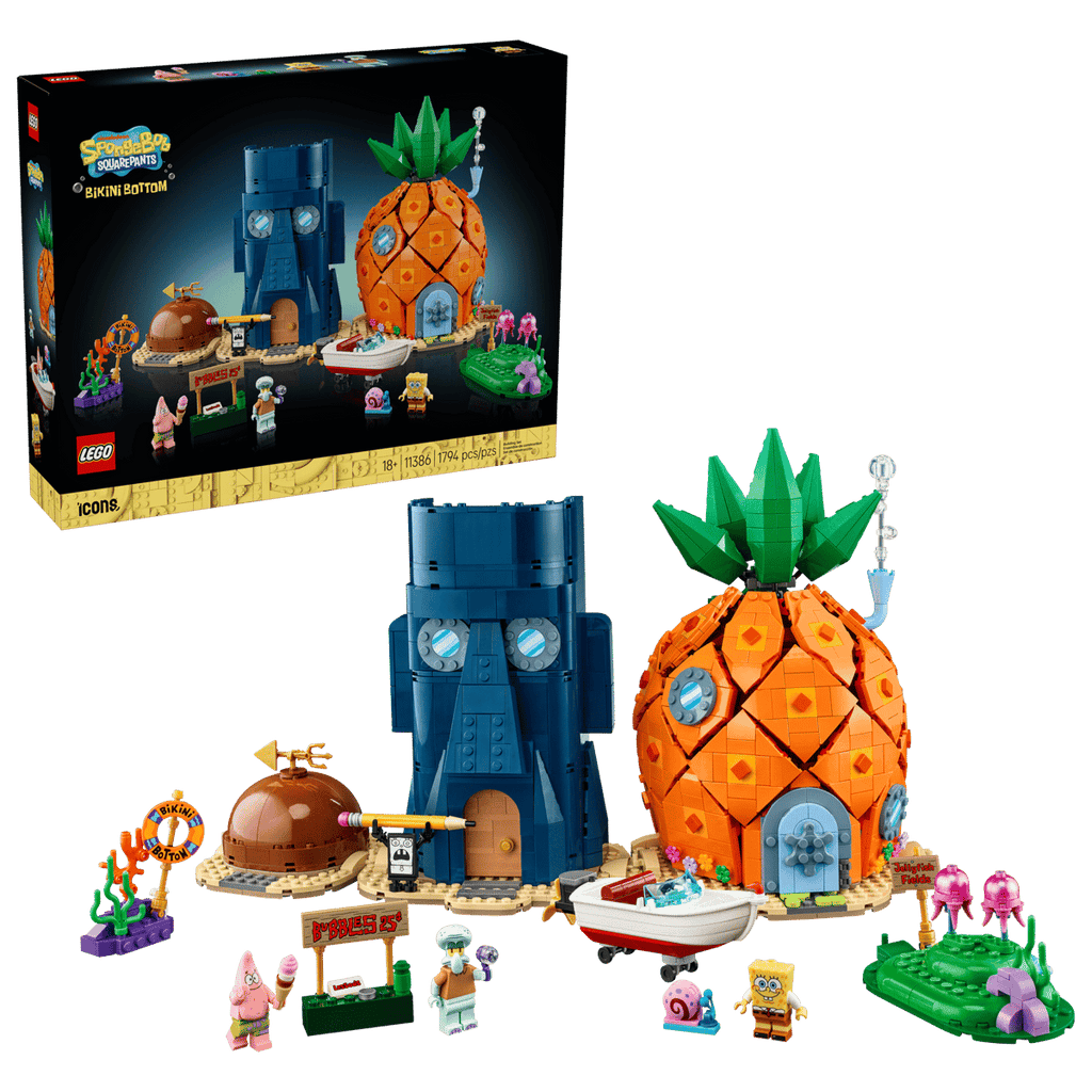 LEGO Icons 11386 Spongebob Squarepants: Bikini Bottom product image 1, provided for visual reference and product detail