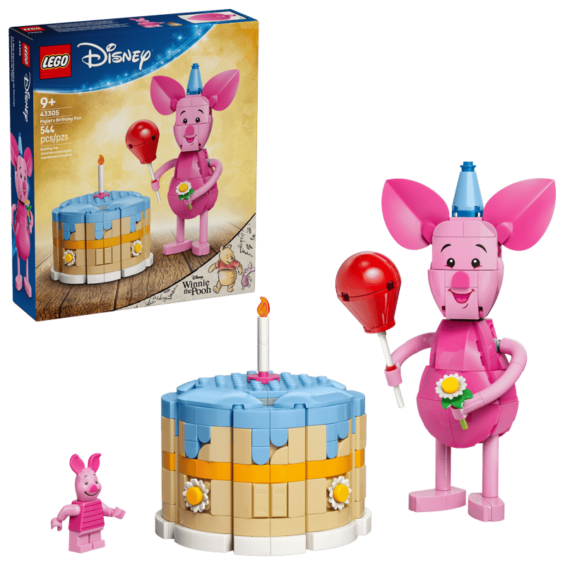 LEGO Disney 43305 Piglet's Birthday Fun product image 1, provided for visual reference and product detail review