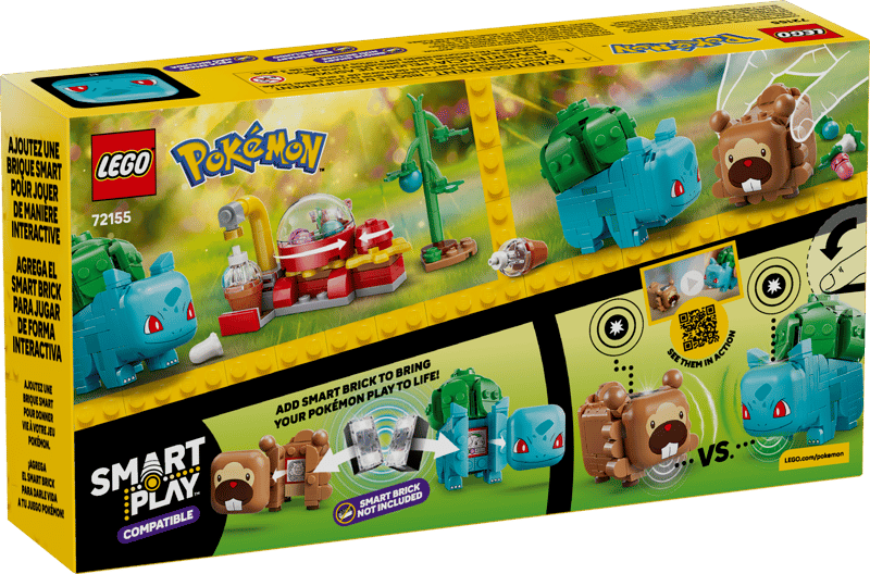 LEGO Pokemon 72155 Berry Bash with Bulbasuar and Bidoof product image 2, provided for visual reference and product detail