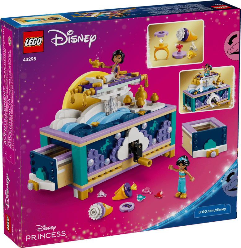 LEGO Disney 43295 Jasmine's Jewelry Box product image 2, provided for visual reference and product detail review