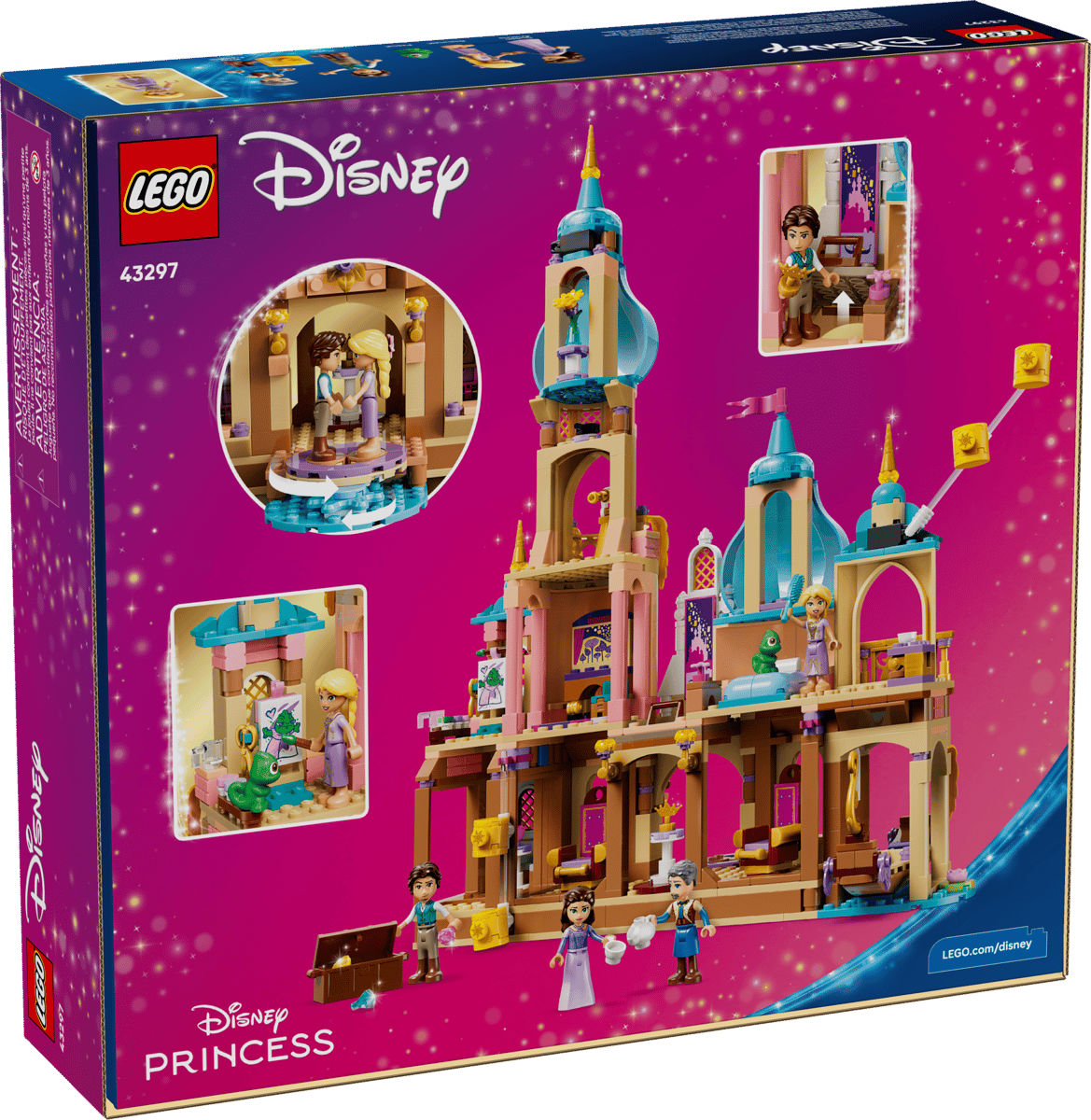 LEGO Disney 43297 Rapunzel's Castle product image 2, provided for visual reference and product detail review