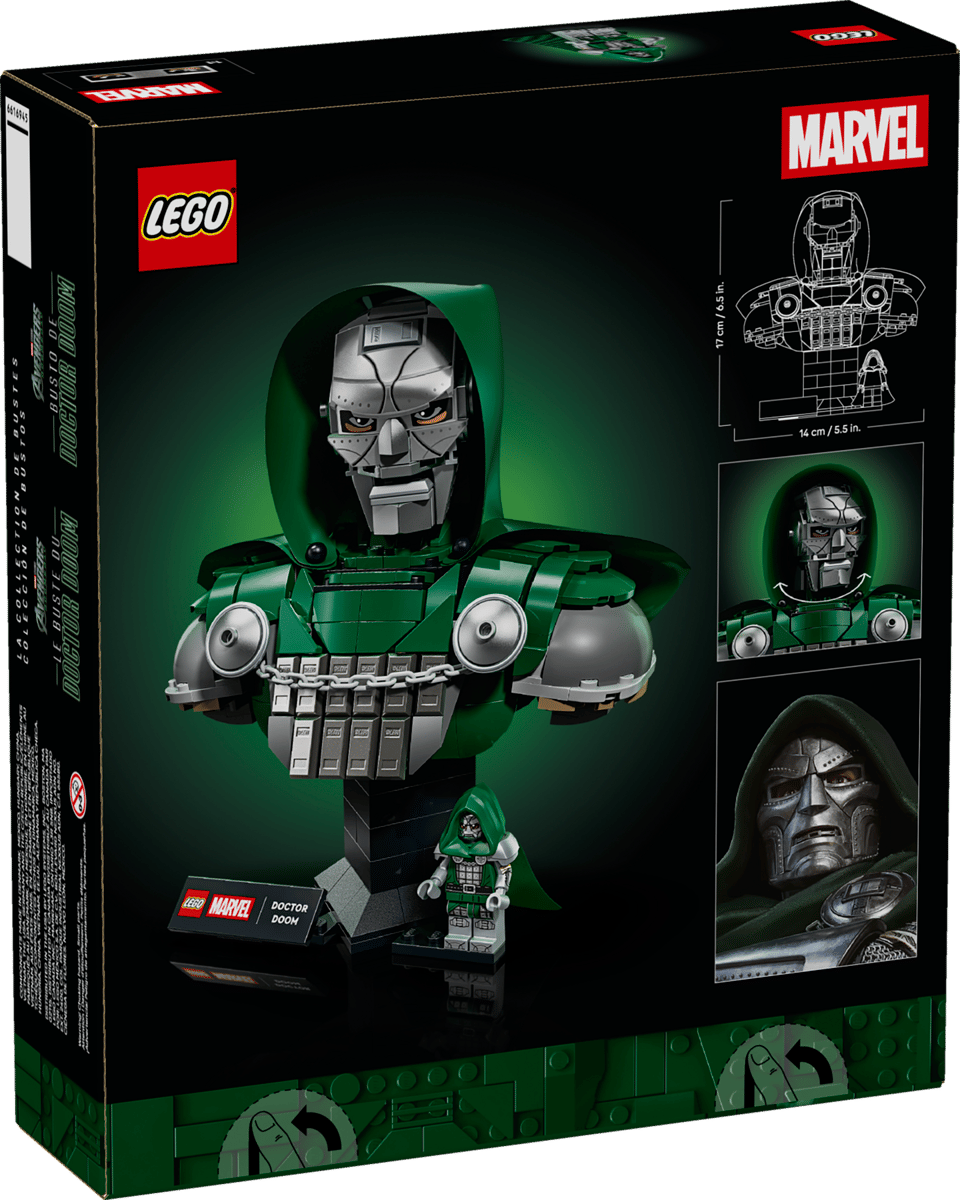 LEGO Marvel 76345 Doctor Doom Bust product image 2, provided for visual reference and product detail review
