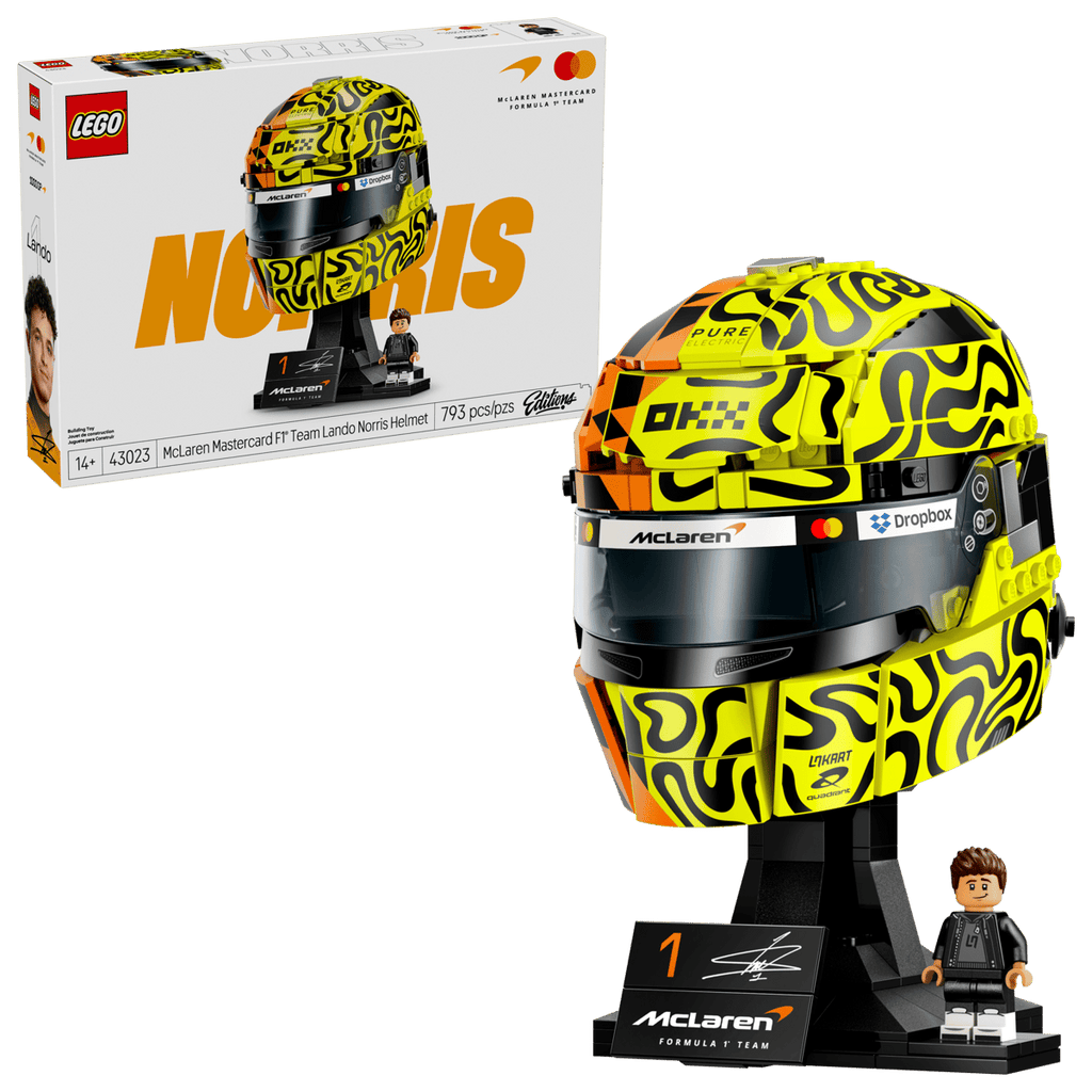 LEGO Editions 43023 McLaren Mastercard F1® Team Lando Norris Helmet product image 1, provided for visual reference and