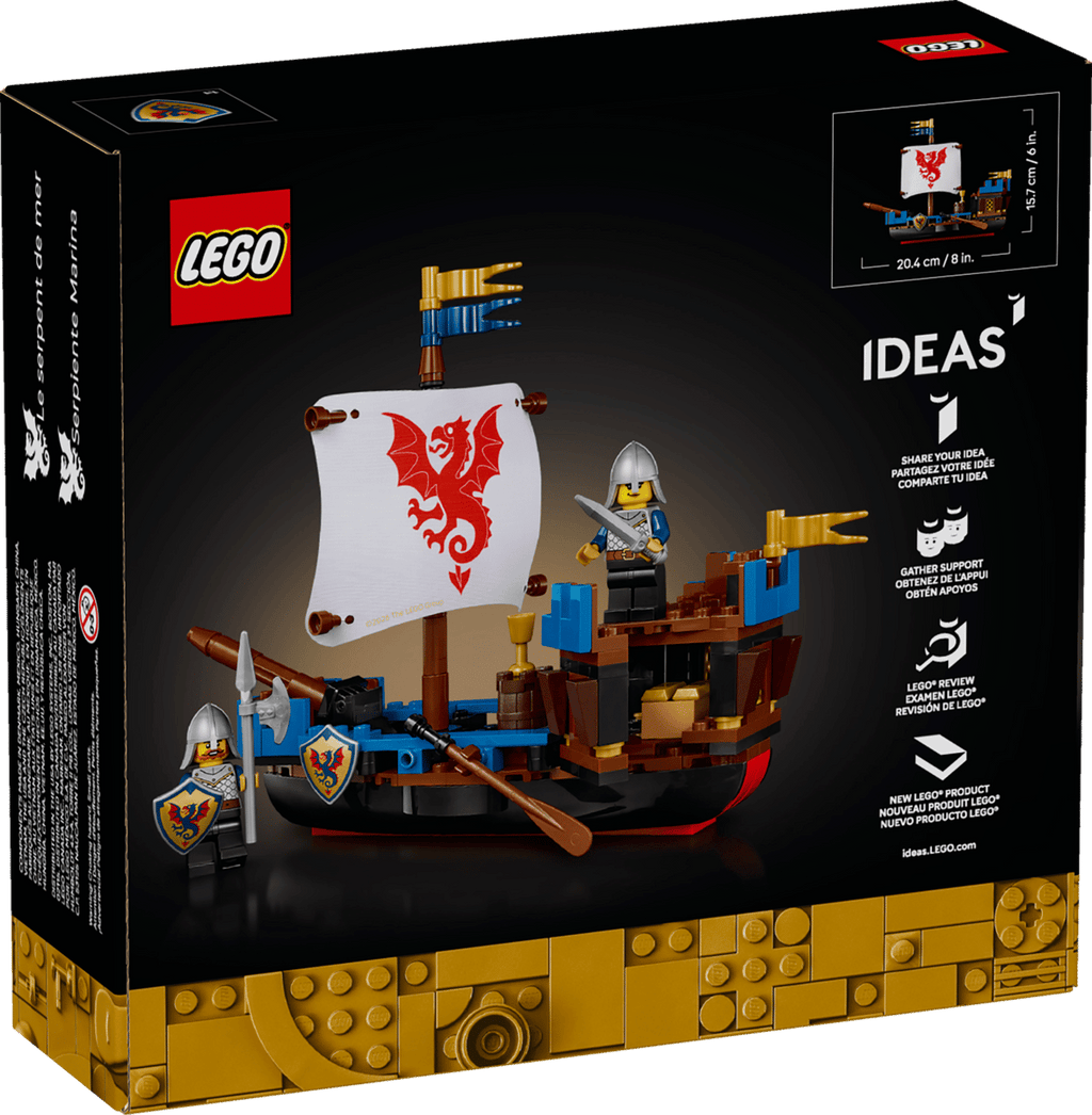LEGO Icons 40912 Sea Serpent product image 2, provided for visual reference and product detail review
