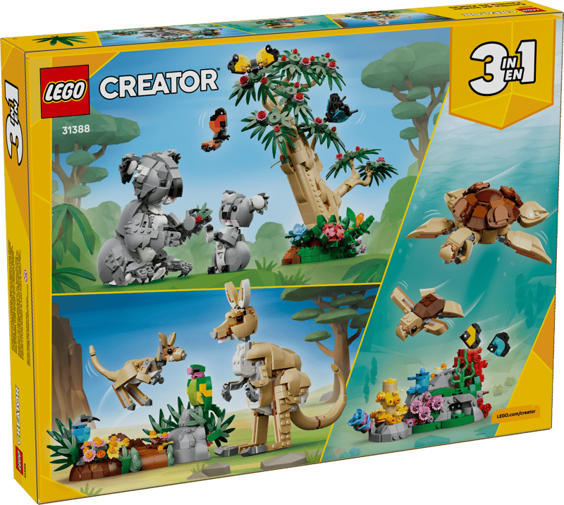 LEGO Creator 31388 Wild Animals: Family of Koalas product image 2, provided for visual reference and product detail review