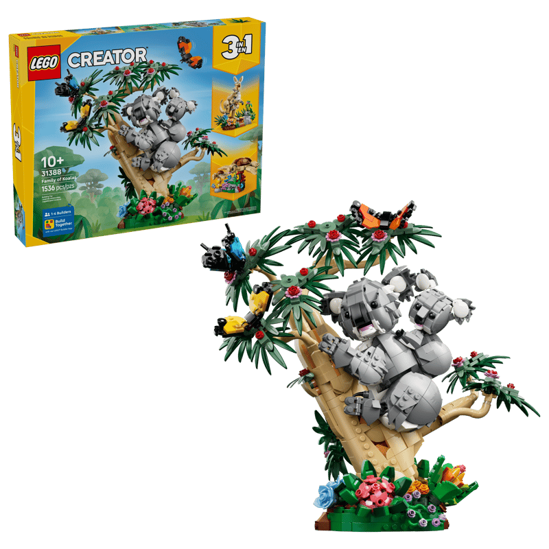 LEGO Creator 31388 Wild Animals: Family of Koalas product image 1, provided for visual reference and product detail review