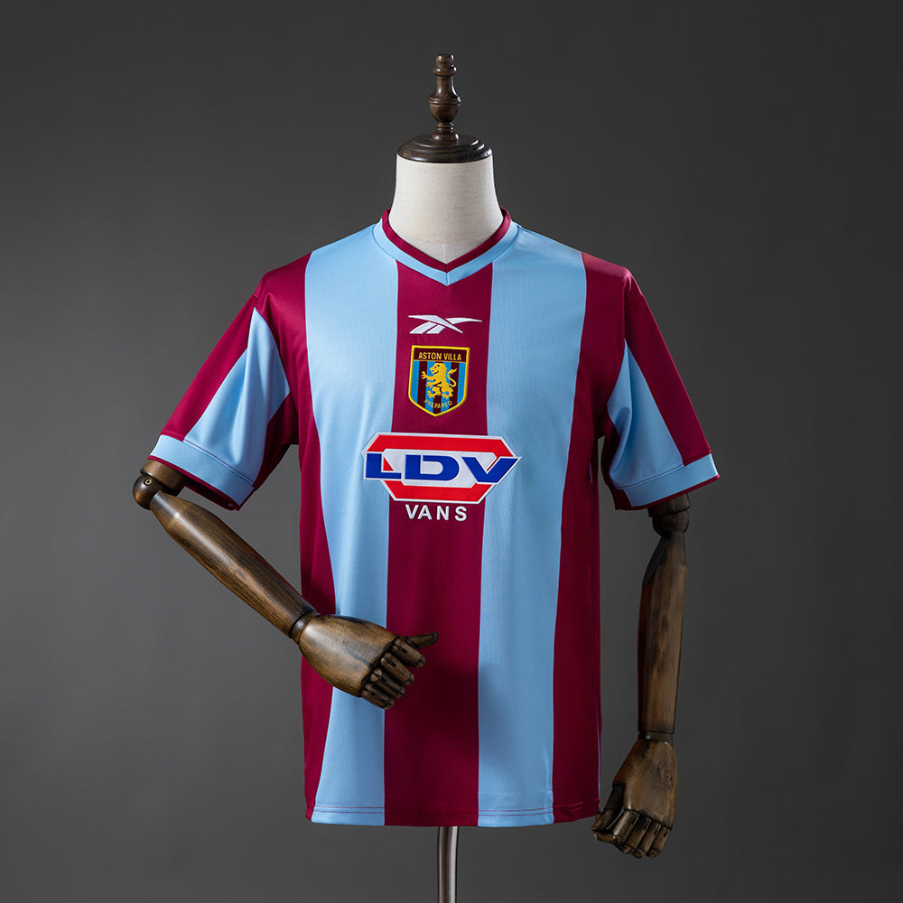 Retro Aston Villa Home Jersey 1999-00 Football Kit Soccer product image 1