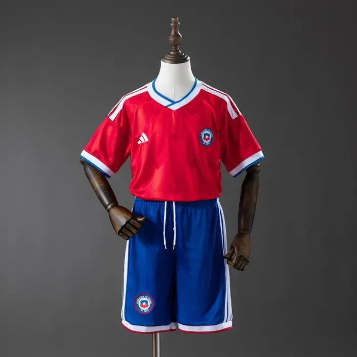 Kids Chile Home Jersey 2026 World Cup Football Kit Soccer product image 1
