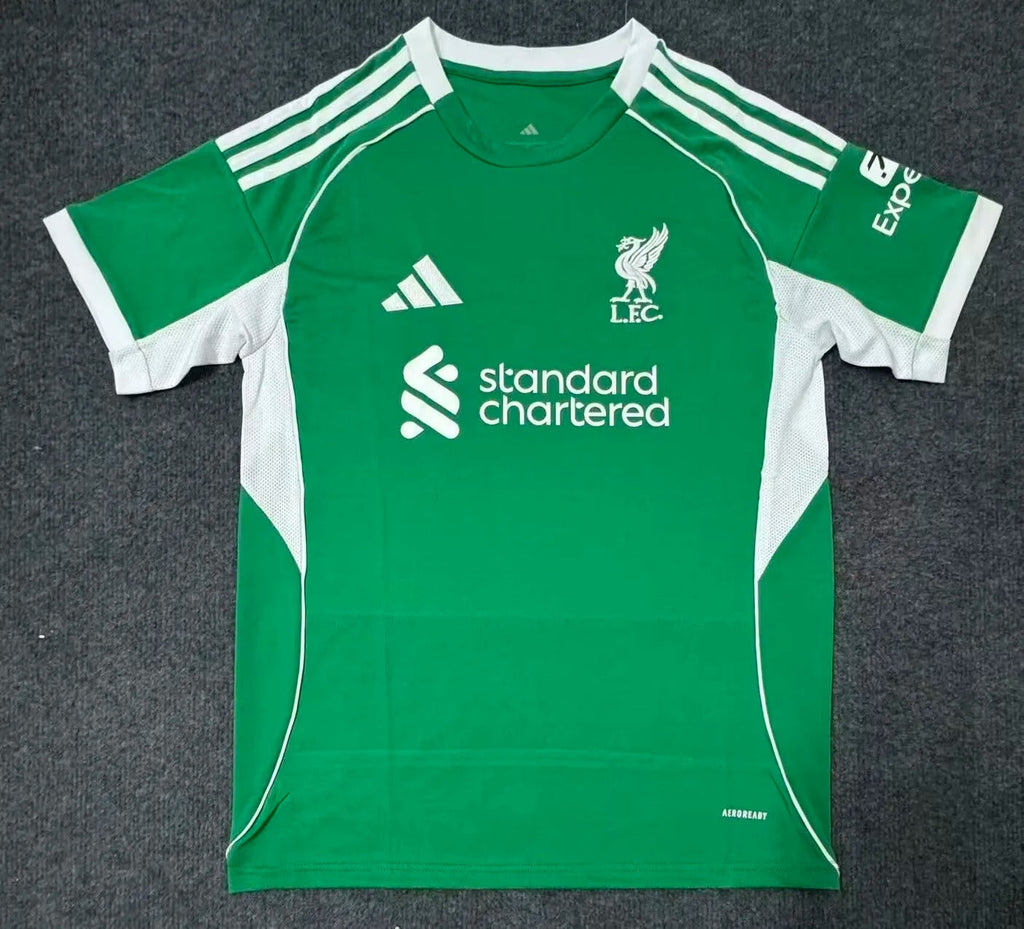 Liverpool Jersey 25/26 Green Football KIt Soccer product image 1
