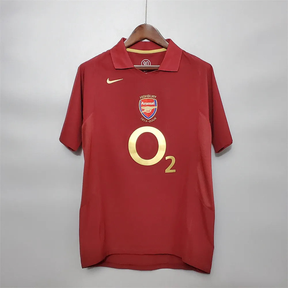 Arsenal Retro Jersey 2005 2006 Home Football Soccer Shirt product image 1