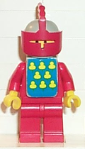 Classic - Yellow Castle Knight Red Cavalry - with Vest Stickers (cas087s) product image 1, provided for visual reference and
