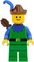 Forestman - Blue, Brown Hat, Blue Feather, Quiver (cas134a) product image 1, provided for visual reference and product