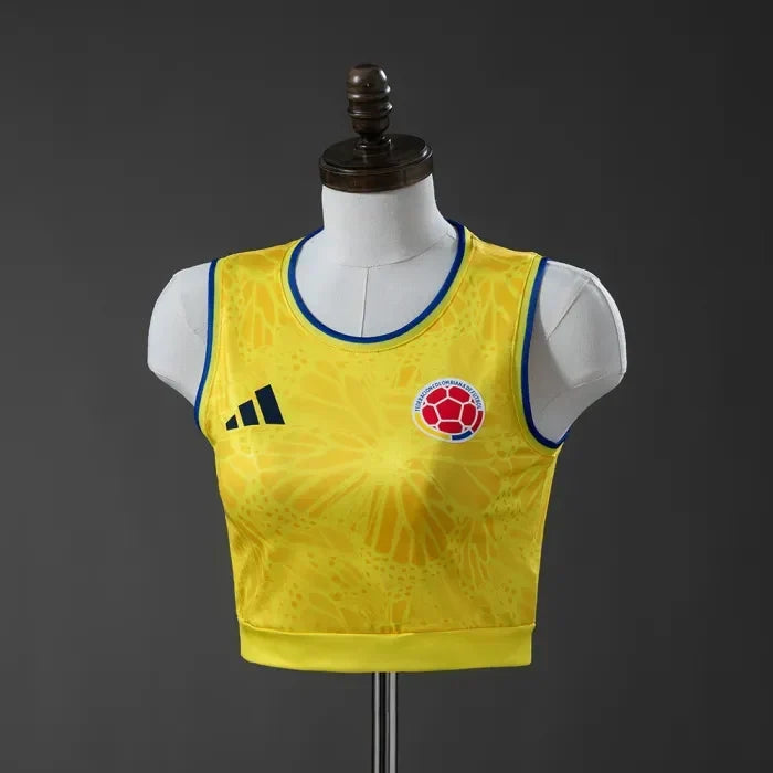 Women Colombia Home Vest 2026 World Cup Football Kit Soccer product image 1