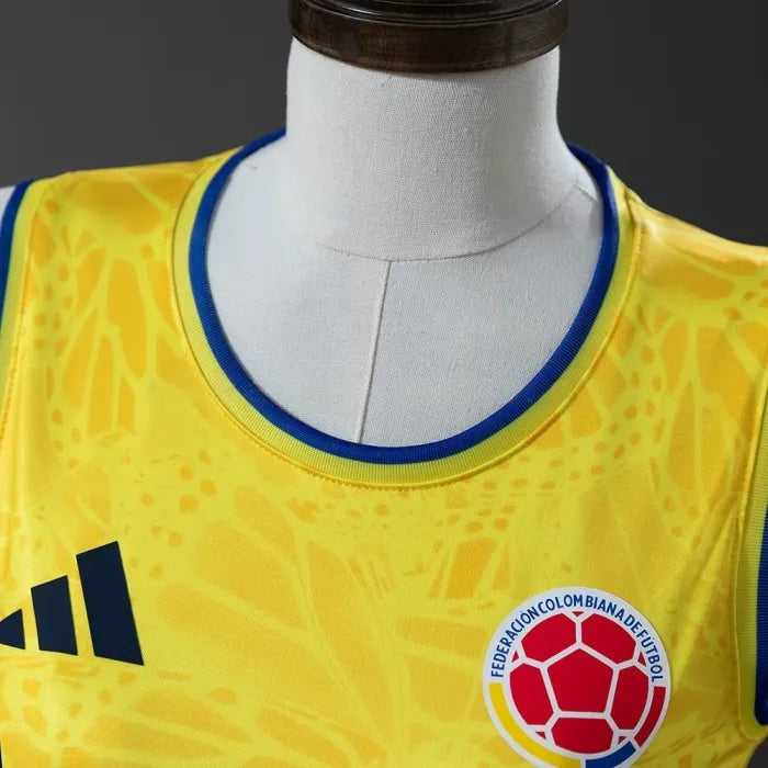 Women Colombia Home Vest 2026 World Cup Football Kit Soccer product image 3