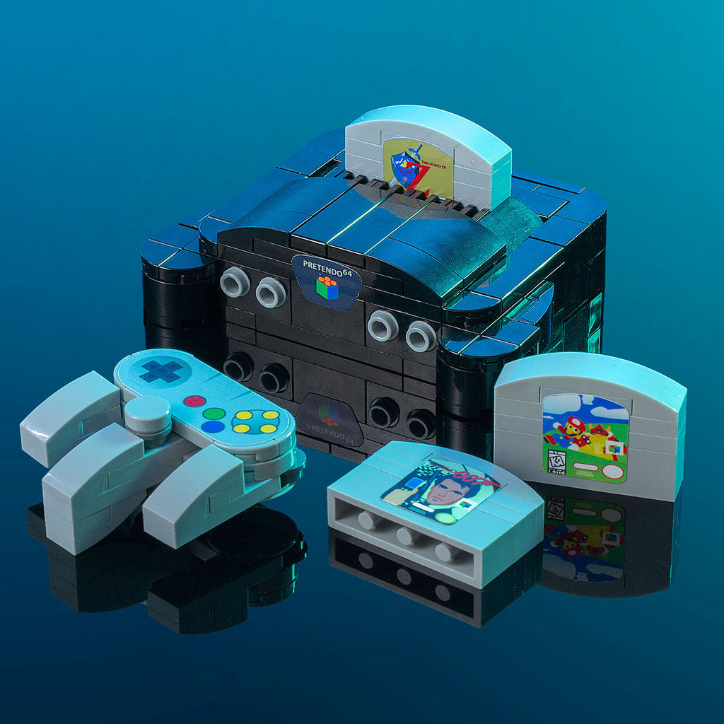 Pretendo 64 - B3 Customs Classic Video Game Console Set product image 2, provided for visual reference and product detail