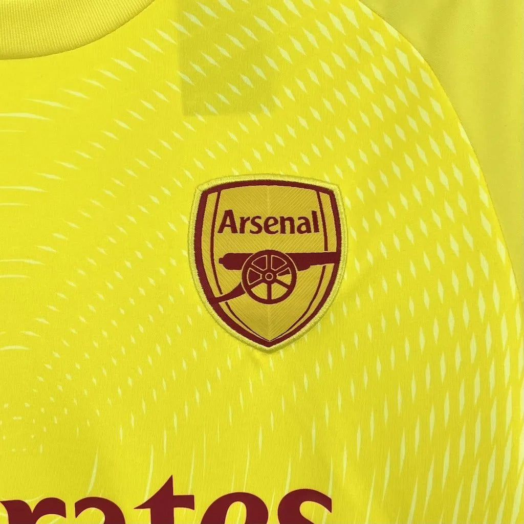 Arsenal Goalkeeper Jersey 25/26 Yellow Football Kit Soccer product image 2
