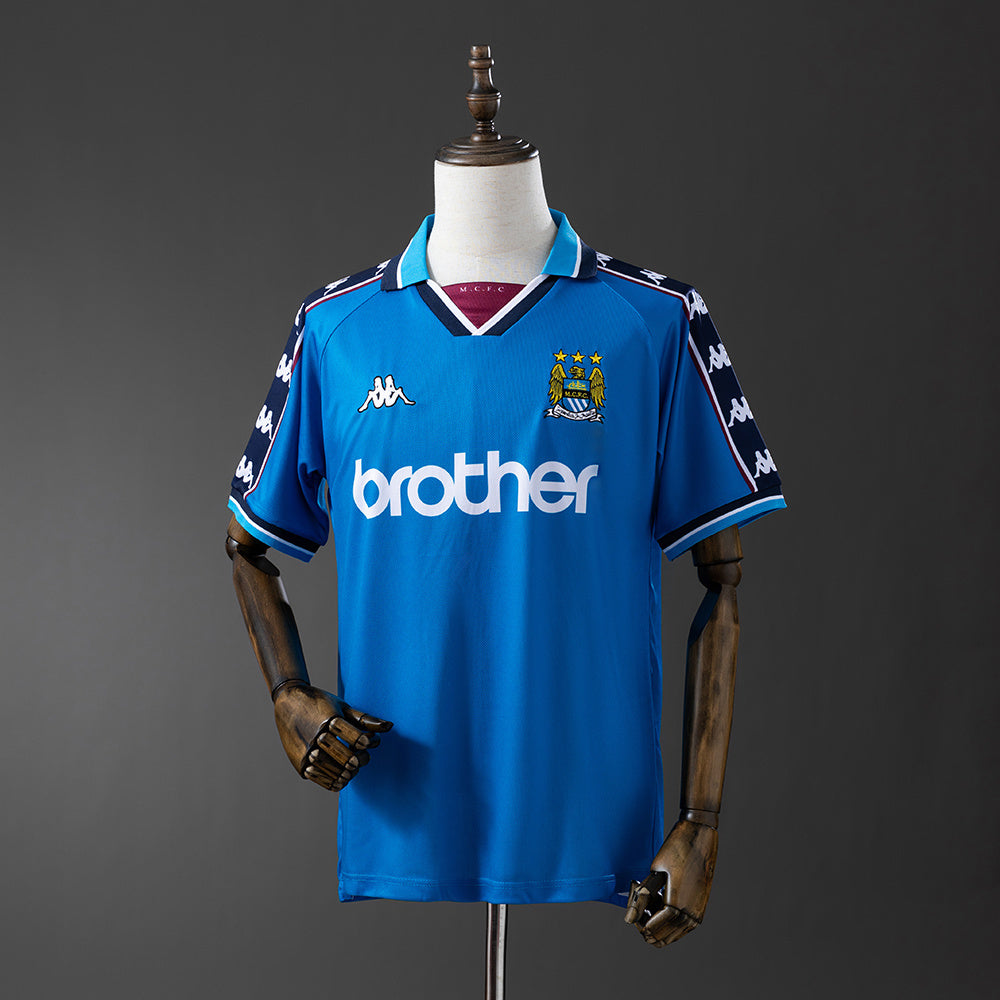 Manchester City Jersey 1997-99 Home Retro Football Kit product image 1