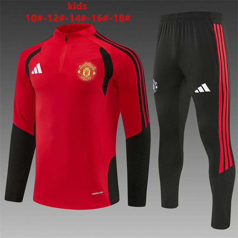 Kids Manchester United Training Tracksuits 2026-2027