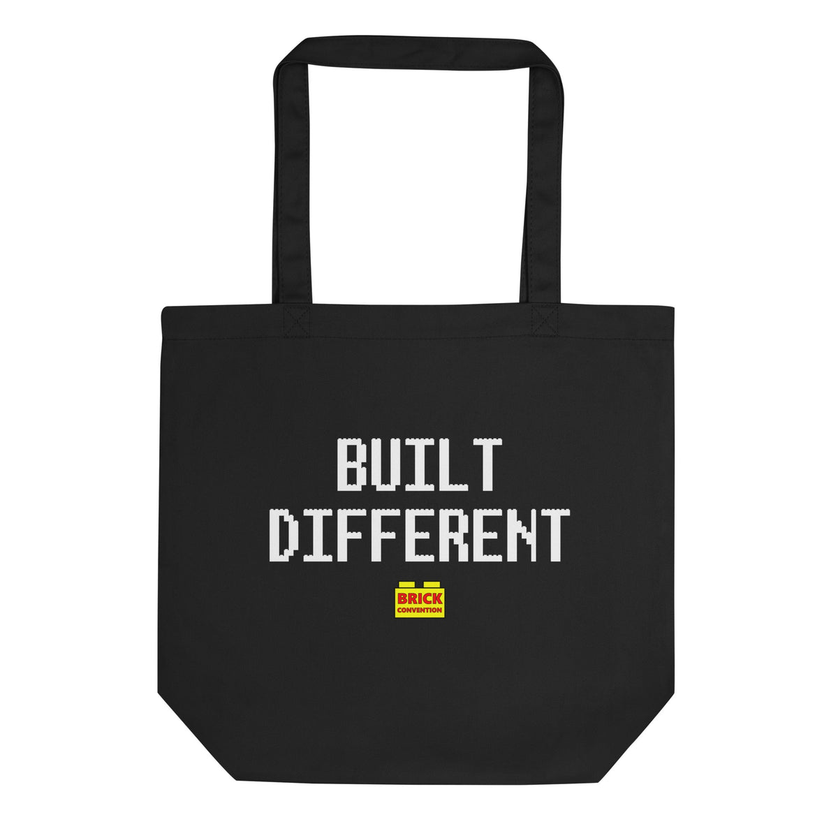 BUILT DIFFERENT Brick Convention Tote Bag product image 1, provided for visual reference and product detail review