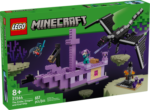 21264 The Ender Dragon and End Ship product image 2, provided for visual reference and product detail review