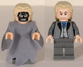 Death Eater (Lucius Malfoy) - Light Bluish Gray Dementor Style Cape (hp073b) product image 1, provided for visual reference