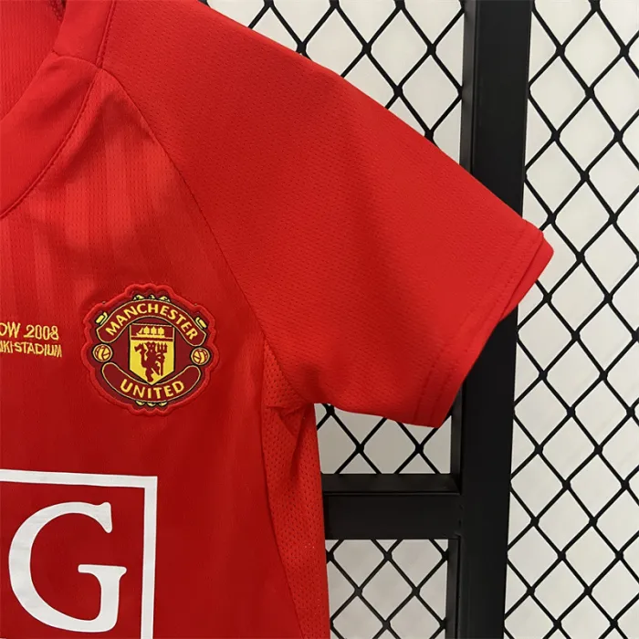 Retro Kids Manchester United Home Jersey 07/08 product image 3