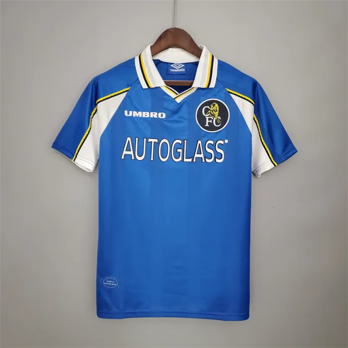 Chelsea Jersey Home Kit 1997/99 Retro Football Team Soccer product image 1