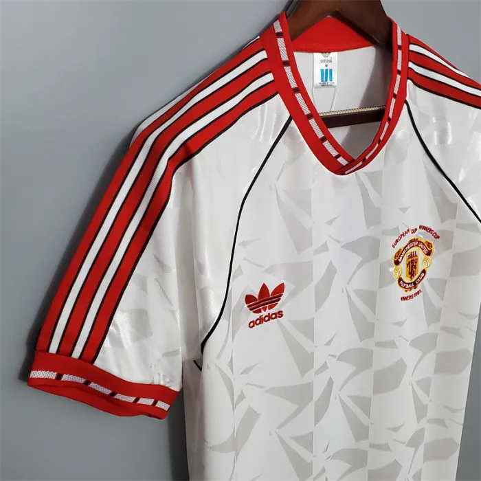Manchester United Jersey Away Kit 1991 Retro Football Team product image 6