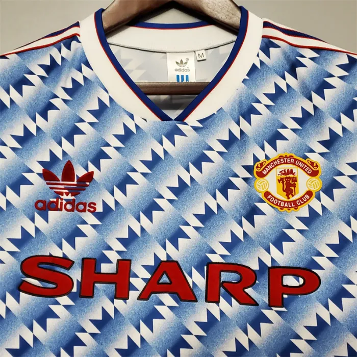 Manchester United Jersey Away Kit 1990/92 Retro Football product image 2