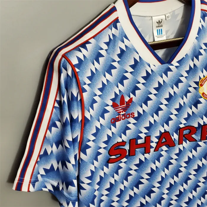 Manchester United Jersey Away Kit 1990/92 Retro Football product image 6
