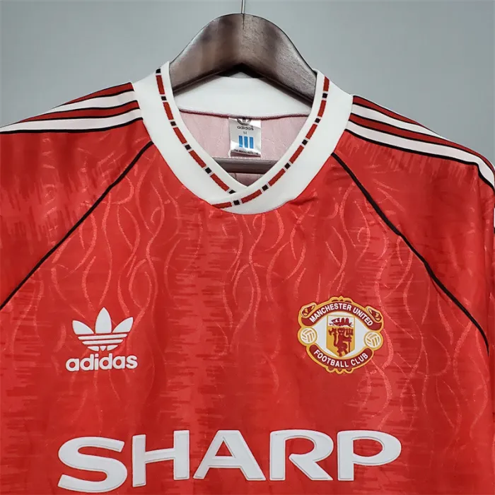 Manchester United Jersey Home Kit 1990/92 Retro Football product image 2