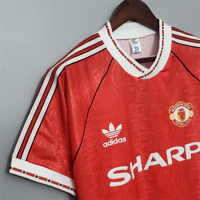 Manchester United Jersey Home Kit 1990/92 Retro Football product image 6