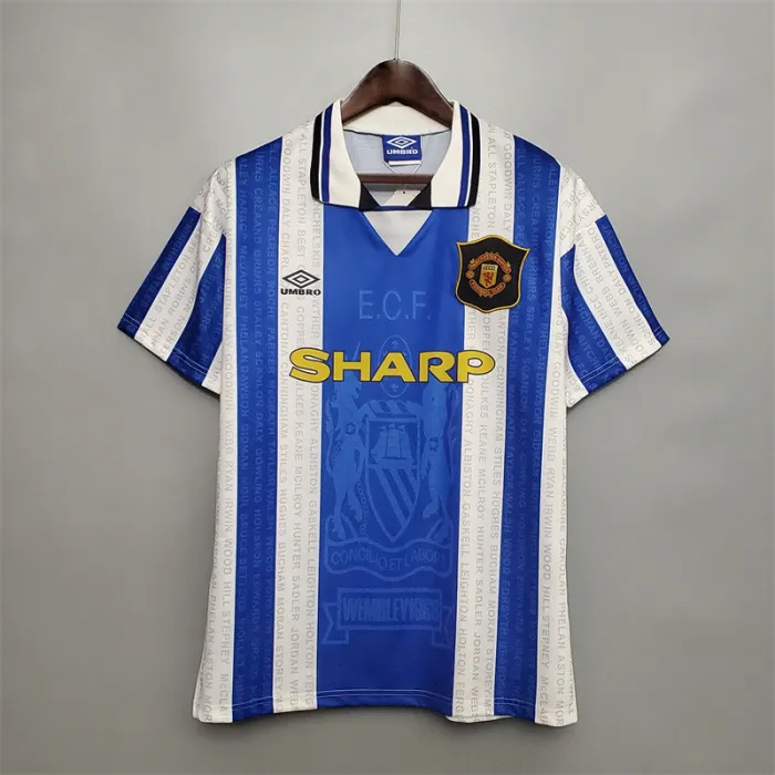 Manchester United Jersey Away Kit 1994/96 Retro Football product image 1