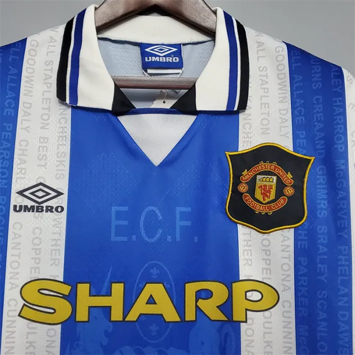 Manchester United Jersey Away Kit 1994/96 Retro Football product image 2