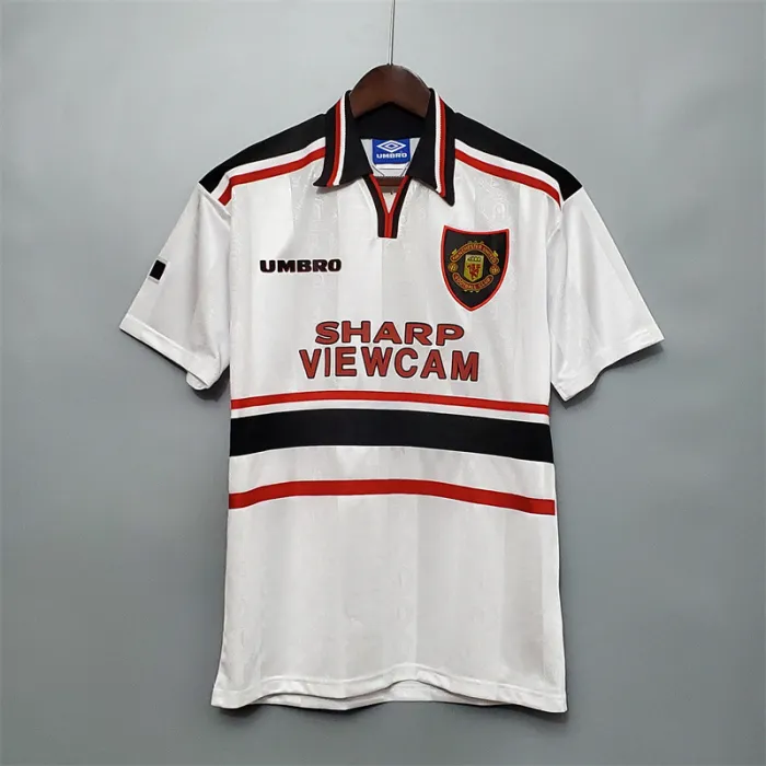 Manchester United Jersey Away Kit 1997/98 Retro Football product image 1