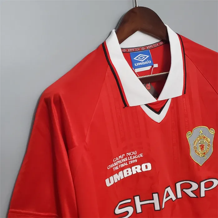 Manchester United Jersey Home Kit 1999/00 Retro Football product image 7