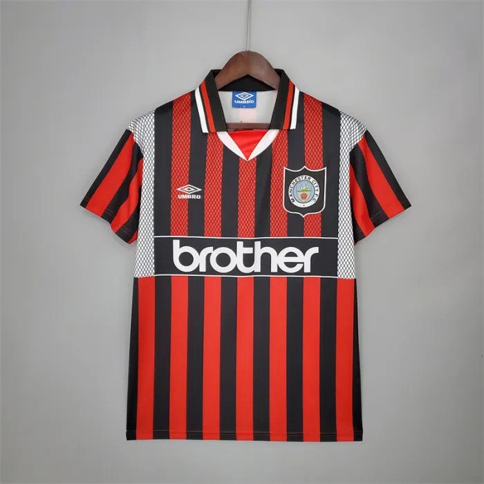 Manchester City Jersey away Kit 1994/96 Retro Football Team product image 1