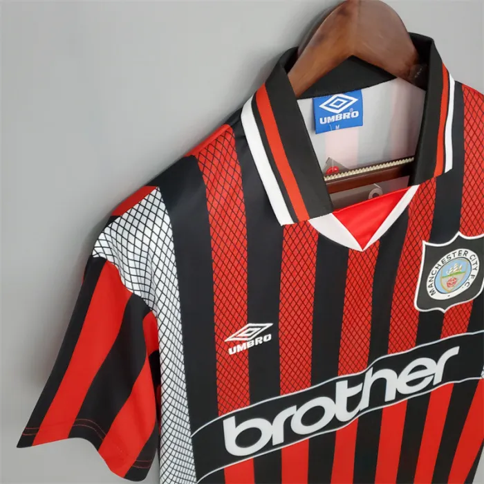 Manchester City Jersey away Kit 1994/96 Retro Football Team product image 5