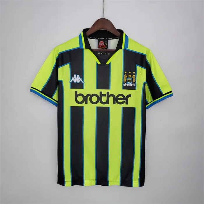 Manchester City Jersey Away Kit 1998/99 Retro Football Team product image 1