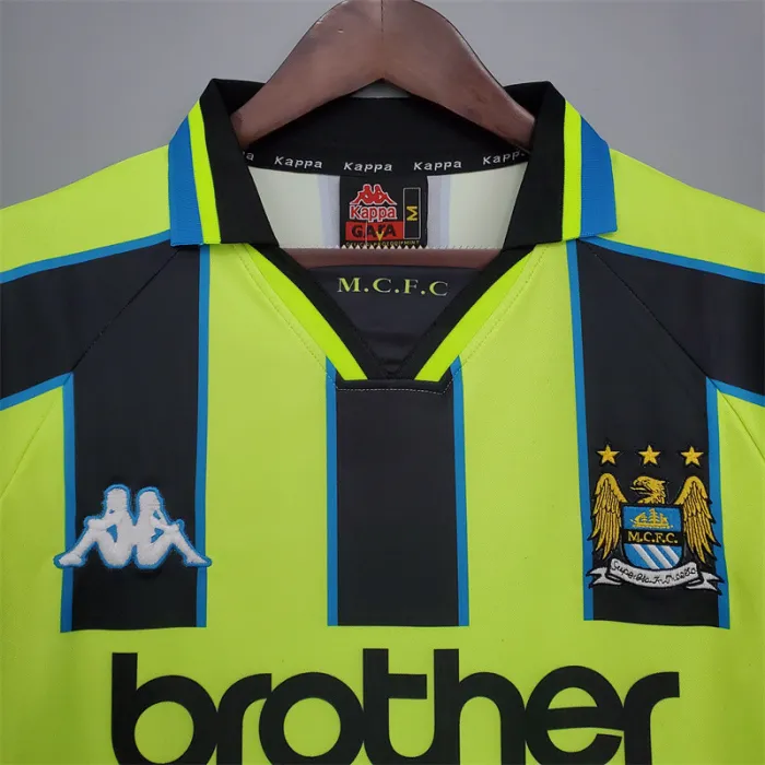 Manchester City Jersey Away Kit 1998/99 Retro Football Team product image 2
