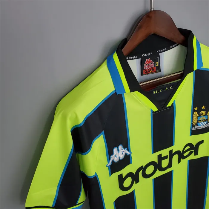Manchester City Jersey Away Kit 1998/99 Retro Football Team product image 5