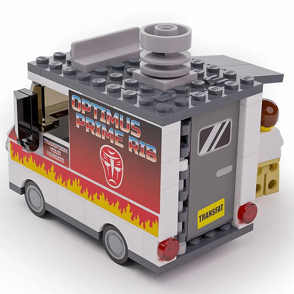 Optimus Prime Ribs - B3 Customs Food Truck w/ Minifigure product image 2, provided for visual reference and product detail