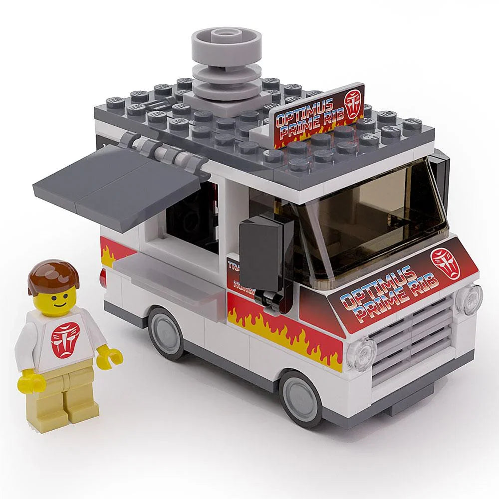 Optimus Prime Ribs - B3 Customs Food Truck w/ Minifigure product image 3, provided for visual reference and product detail